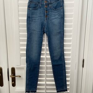 Madewell high rise skinny